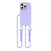 Etui Tech-Protect Magnecklace MagSafe ze smyczą do Apple iPhone 16 Pro, fioletowe