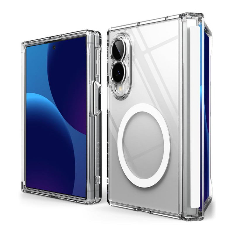 Etui Ringke Fusion Flap Magnetic MagSafe do Samsung Galaxy Z Fold 8, przezroczyste