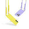 Etui MagSafe Tech-Protect Magnecklace ze smyczą do Apple iPhone 14, Canary Yellow