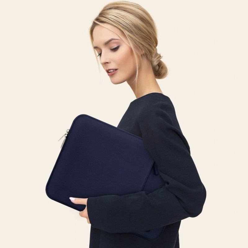 Etui na laptopa Tech-Protect Sleevy 13-14" w kolorze Navy Blue