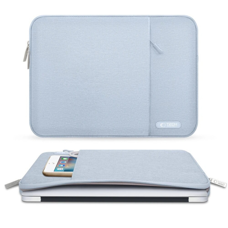 Etui na laptopa Tech-Protect Sleevy 13-14" w kolorze Winter Blue