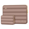 Etui na laptopa Tech-Protect Puffy 15-16" z torebką na akcesoria, Walnut