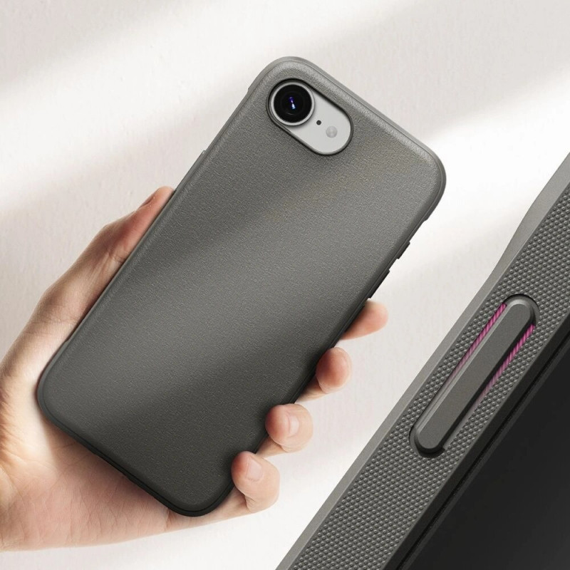 Etui Ringke Onyx do Apple iPhone 17e / 16e, szare