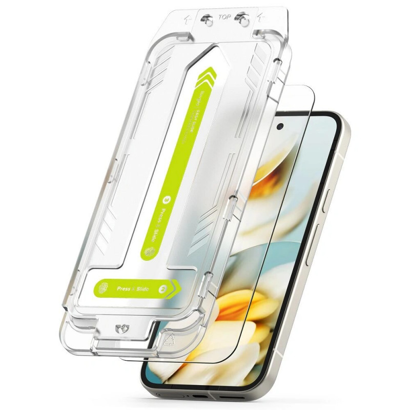 Ringke Easy Slide szkło hartowane do Google Pixel 9a (2 szt.), Clear