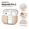 Tech-Protect etui silikonowe do Apple AirPods Pro 1/2, Caffe Latte