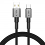Tech-Protect Ultraboost DNA kabel USB-A / USB-C 15W/3A 100 cm, Iron Grey