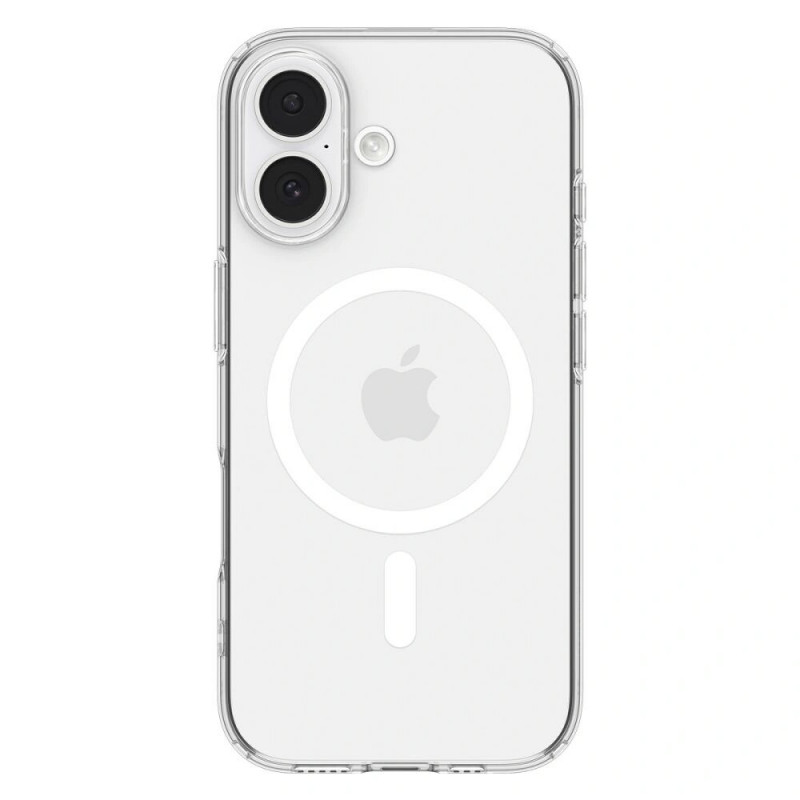 Etui Spigen Liquid Crystal Mag MagSafe do Apple iPhone 17, Clear/White
