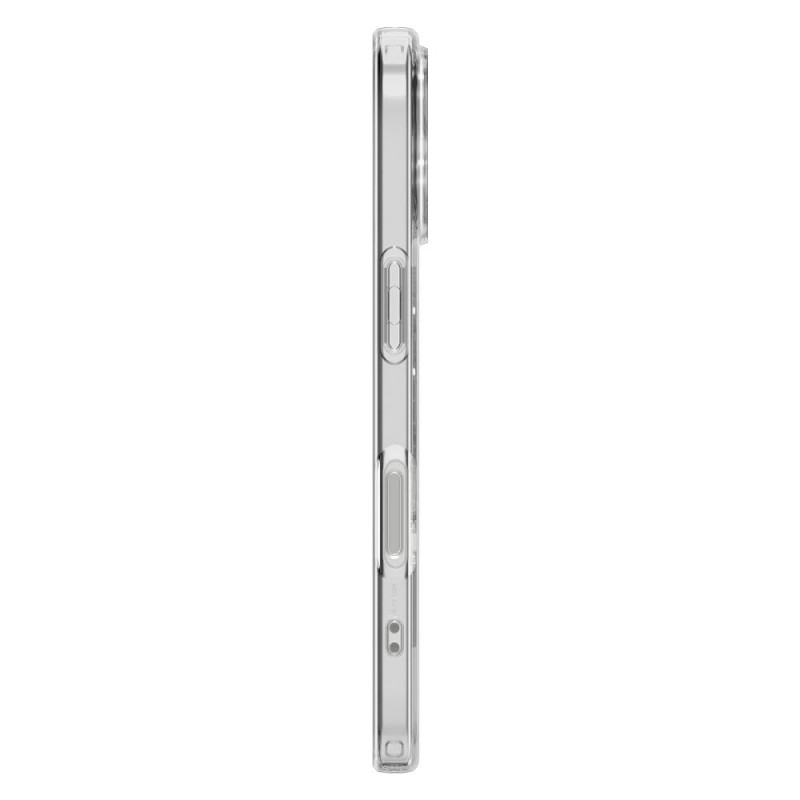 Etui Spigen Liquid Crystal Mag MagSafe do Apple iPhone 17, Clear/White