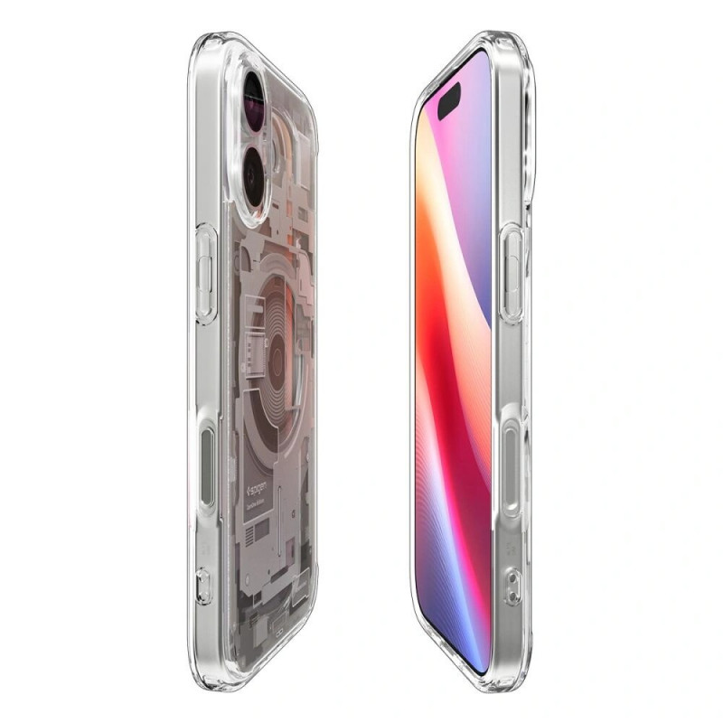Etui Spigen Ultra Hybrid Mag MagSafe do Apple iPhone 17 Zero One, Natural Titanium