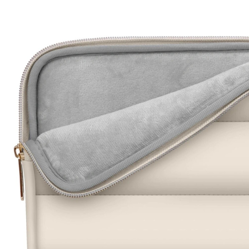 Etui na laptopa Tech-Protect Puffy 13-14" z torebką na akcesoria, Sand