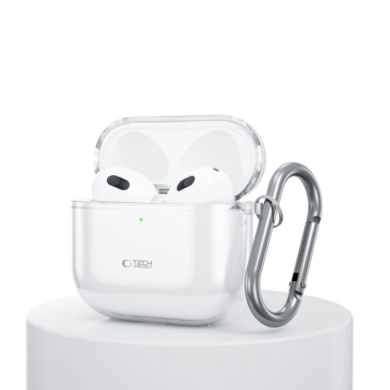 Etui Tech-Protect Flexair dla Apple AirPods 4, przezroczyste