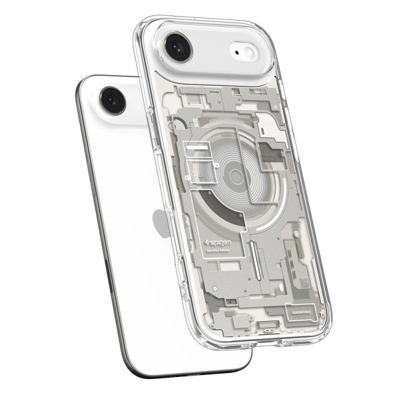 Etui Spigen Ultra Hybrid Mag MagSafe ACS10319 do Apple iPhone Air, Zero One Natural Titanium