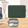 Etui na laptopa Tech-Protect NeoSlim 15-16" z torebką na akcesoria, Midnight Green