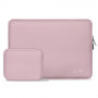 Etui na laptopa Tech-Protect NeoSlim 15-16" z torebką na akcesoria, Dusty Rose