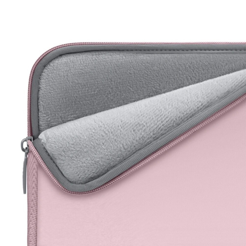 Etui na laptopa Tech-Protect NeoSlim 15-16" z torebką na akcesoria, Dusty Rose