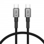 Tech-Protect Ultraboost DNA kabel USB-C / USB-C PD100W/5A 50 cm, Iron Grey
