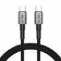 Tech-Protect Ultraboost DNA kabel USB-C / USB-C PD100W/5A 100 cm, Iron Grey