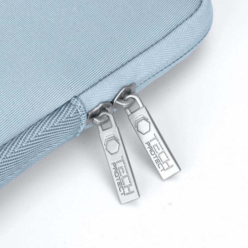Etui na laptopa Tech-Protect NeoSlim 13-14" z torebką na akcesoria, Winter Blue