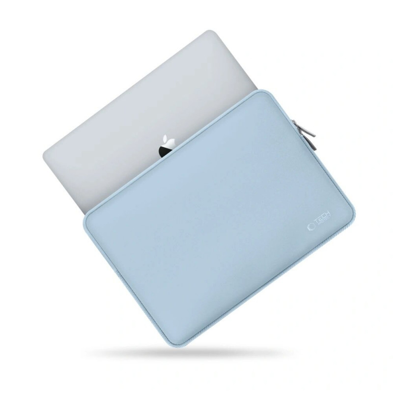 Etui na laptopa Tech-Protect NeoSlim 13-14" z torebką na akcesoria, Winter Blue