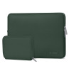 Etui na laptopa Tech-Protect NeoSlim 13-14" z torebką na akcesoria, Midnight Green