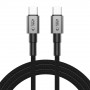 Tech-Protect Ultraboost DNA kabel USB-C / USB-C PD100W/5A 200 cm, Iron Grey