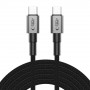 Tech-Protect Ultraboost DNA kabel USB-C / USB-C PD100W/5A 300 cm, Iron Grey