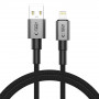 Tech-Protect Ultraboost DNA kabel USB-A / Lightning 15W/2.4A 100 cm, Iron Grey