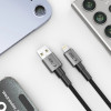 Tech-Protect Ultraboost DNA kabel USB-A / Lightning 15W/2.4A 100 cm, Iron Grey