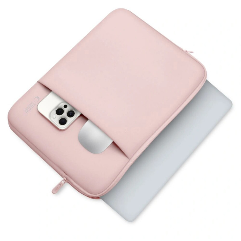 Etui na laptopa Tech-Protect Neoprene 13", Dusty Rose (różowy)