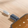 Tech-Protect UltraBoost adapter audio USB-C na Lightning, szary