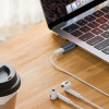Tech-Protect UltraBoost adapter audio USB-C na Lightning, szary