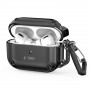 Etui Tech-Protect Rough Hook z karabińczykiem do Apple AirPods Pro 1 / 2, czarne