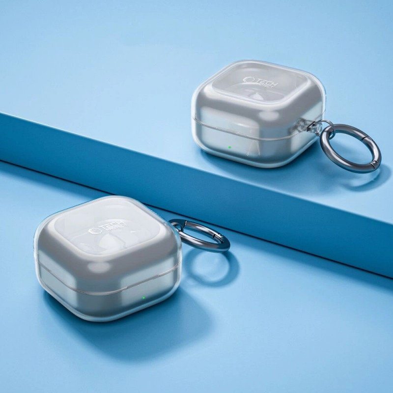 Tech-Protect FlexAir etui na Samsung Galaxy Buds 4 / 4 Pro, przezroczyste