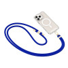 Tech-Protect C7S Rope Crossbody pasek do telefonu, Cobalt Blue/złoty