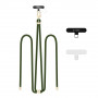 Pasek do telefonu Tech-Protect C7S Rope Crossbody, Hunter Green/złoty