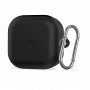 Tech-Protect Silicone Hook Case for Samsung Galaxy Buds 4 / 4 Pro, czarny