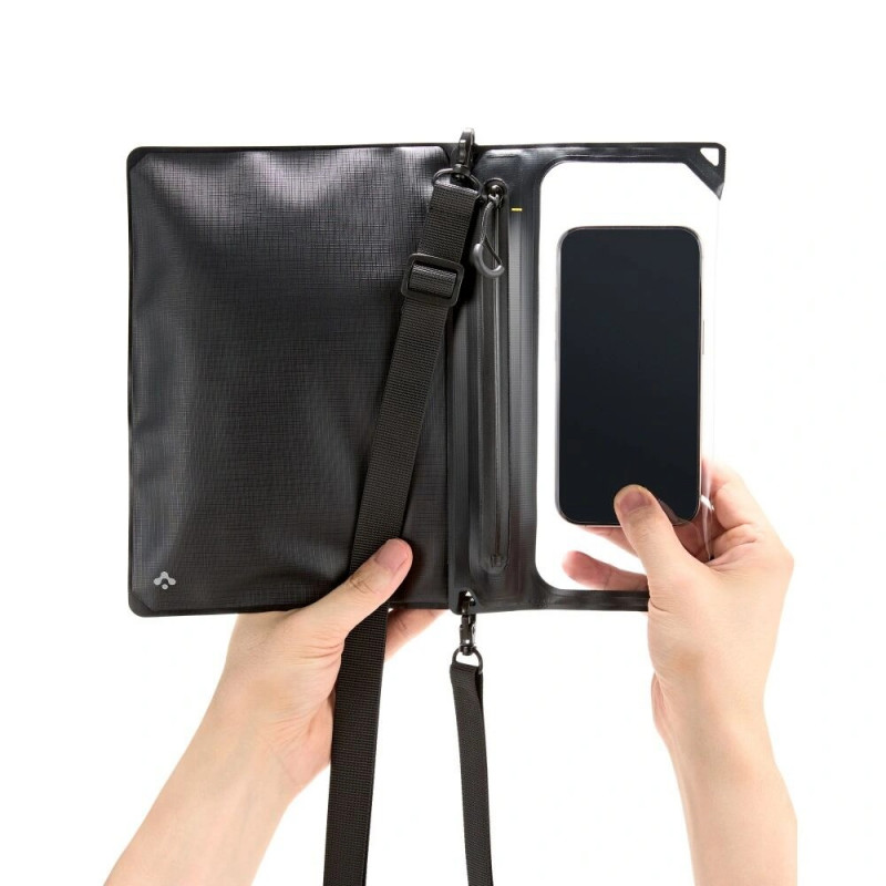 Spigen A640 uniwersalna wodoodporna etui-torba na ramię, czarna