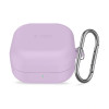 Tech-Protect Etui silikonowe z haczykiem do Samsung Galaxy Buds 4 / 4 Pro, lawendowy