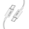 Tech-Protect Ultraboost Lite kabel USB-C / USB-C PD60W/3A 100 cm, Cool Grey