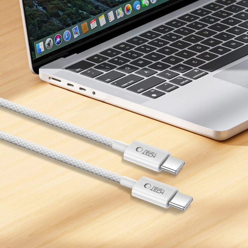 Tech-Protect Ultraboost Lite kabel USB-C / USB-C PD60W/3A 100 cm, Cool Grey
