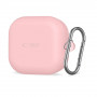 Tech-Protect Silicone Hook etui z silikonu z karabińczykiem do Samsung Galaxy Buds 4 / 4 Pro, Dusty Pink