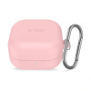 Tech-Protect Silicone Hook etui z silikonu z karabińczykiem do Samsung Galaxy Buds 4 / 4 Pro, Dusty Pink