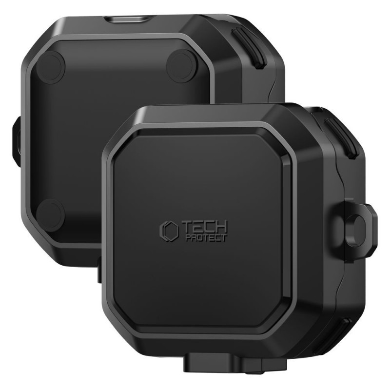 Etui Tech-Protect Carbonox MagSafe do Samsung Galaxy Buds 4 / 4 Pro, czarne