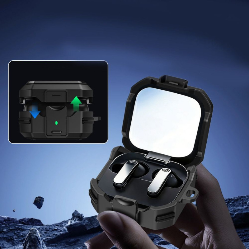 Etui Tech-Protect Carbonox MagSafe do Samsung Galaxy Buds 4 / 4 Pro, czarne