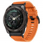 Tech-Protect Nylon Classic pasek do zegarka dla Garmin Fenix 5X / 5X Plus / 6X / 6X Pro / 7X / 8 / 8 Pro / 9 / 9 Pro 51 mm, Signal Orange