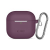 Tech-Protect Silicone Hook etui na Apple AirPods 4 / 5 z silikonu THP6094, Burgundy