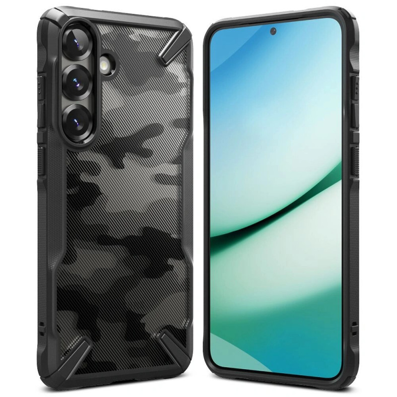 Etui Ringke Fusion-X do Samsung Galaxy S25+, camo black