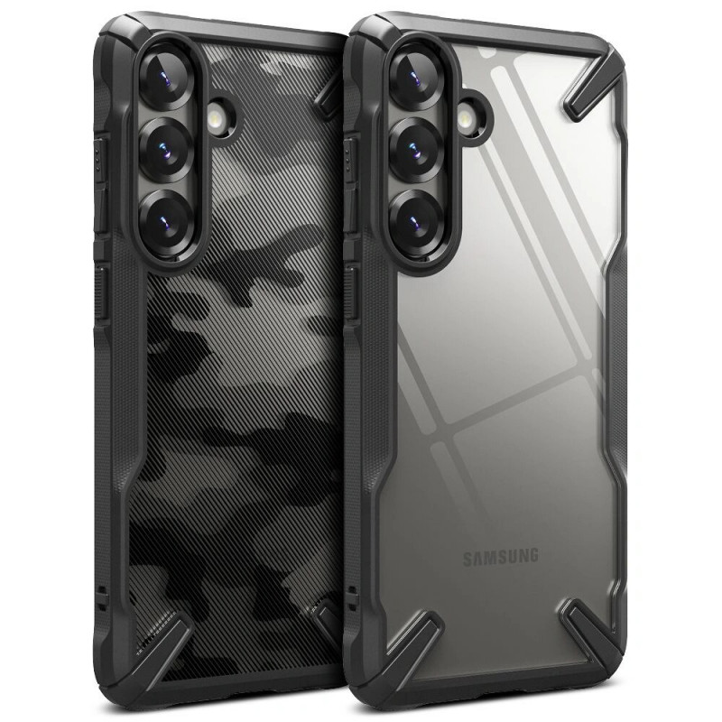 Etui Ringke Fusion-X do Samsung Galaxy S25+, camo black