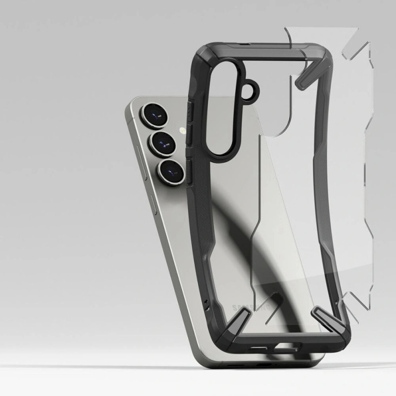 Etui Ringke Fusion-X do Samsung Galaxy S25+, czarne