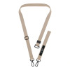 Tech-Protect C6S Rope Crossbody smycz do telefonu 2-in-1, Cosmic Latte (beżowy)
